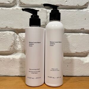 Maison Louis Marie Antidris Cassis Body Wash & Lotion Set 8oz Clean Luxury BNIB